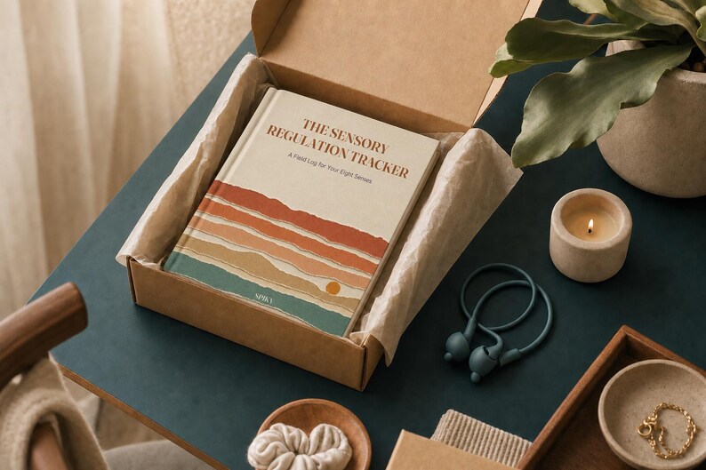 Sensory Regulation Tracker | Neurodivergent Adult Log | Overload Soothe Kit (PDF Download) image 8