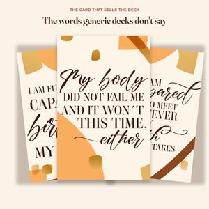 VBAC Affirmation Cards | Birth After Cesarean Labor Delivery (Printable Download)