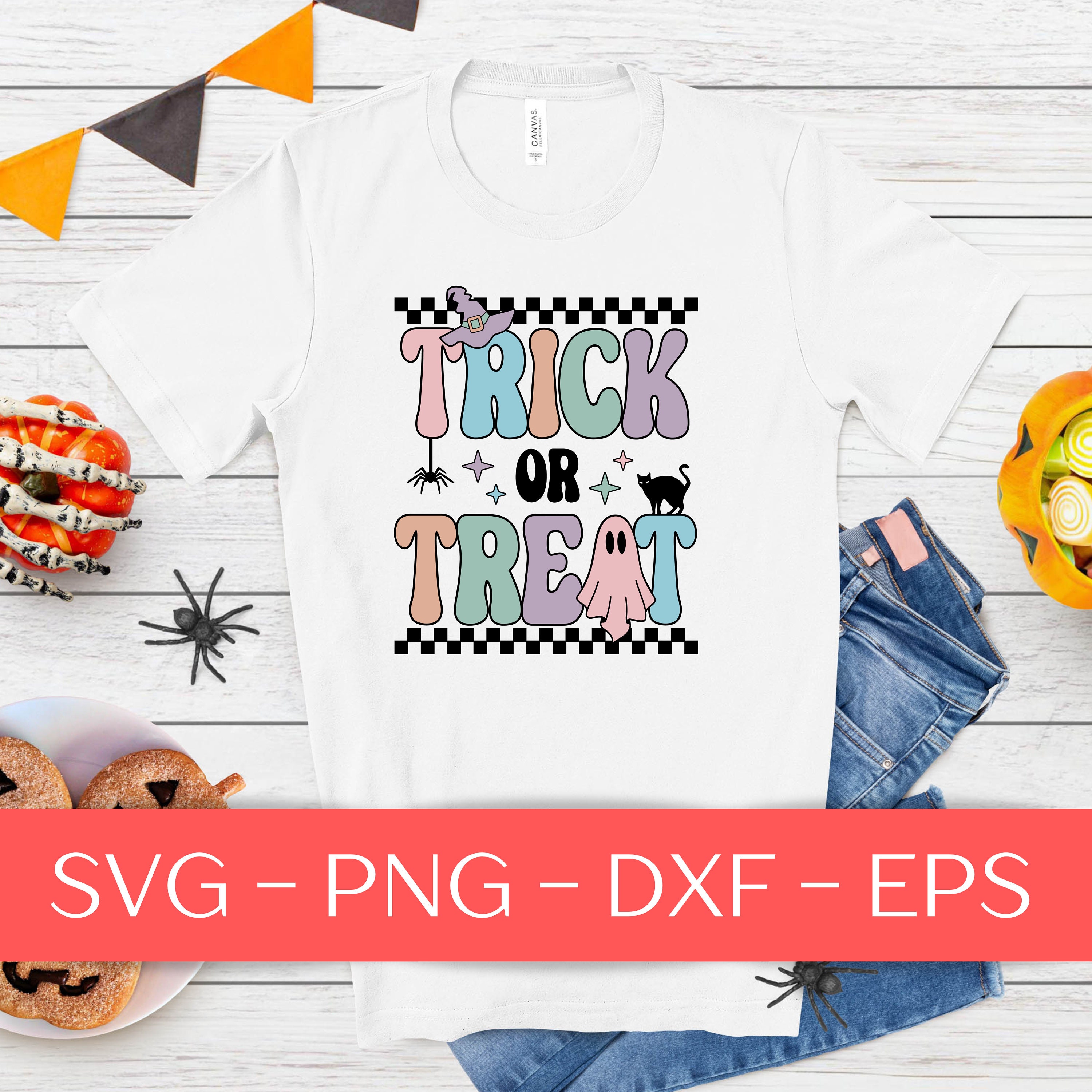Trick or Treat Svg Png Dxf Eps | Halloween Svg Png Dxf Eps | Trick or ...