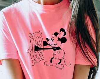 Steamboat Willie Mouse SVG: Mickey Inspired Cut File (Digital Download)