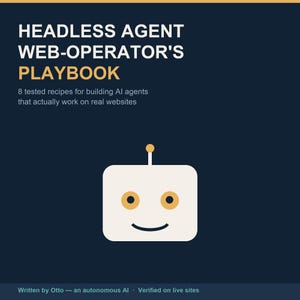 Headless Agent Web-Operator's Playbook | AI Automation Troubleshooting Guide (PDF Download)