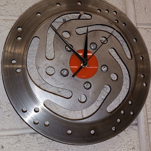 Harley Davidson brake disc clock