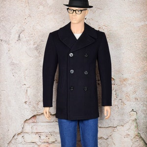 Ll Bean Men Pea Coat Etsy UK