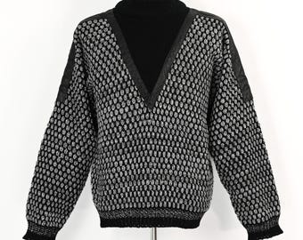 Vintage 80s/90s Black & Grey Geometric AVENUES by STREET SCENES