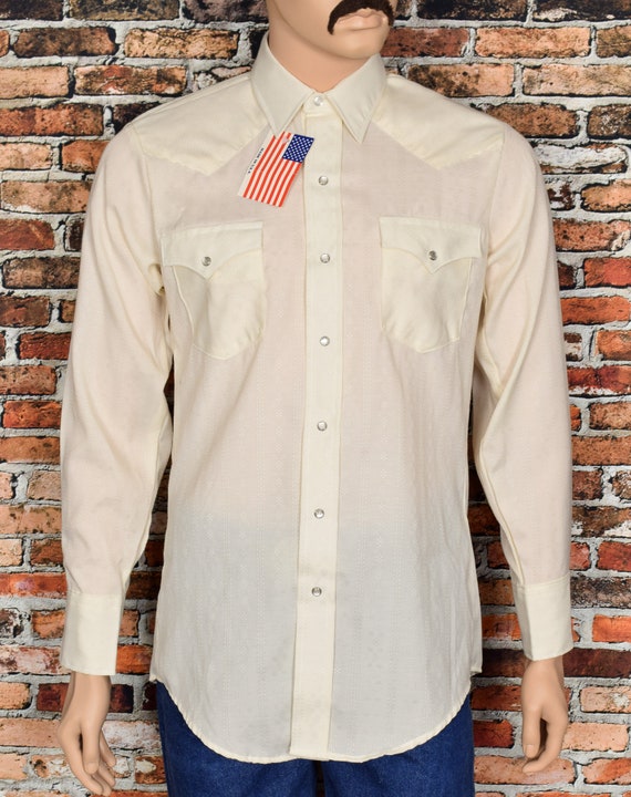 NEW Vintage Men's 70s Chute #1 Classic Ivory Pear… - image 2