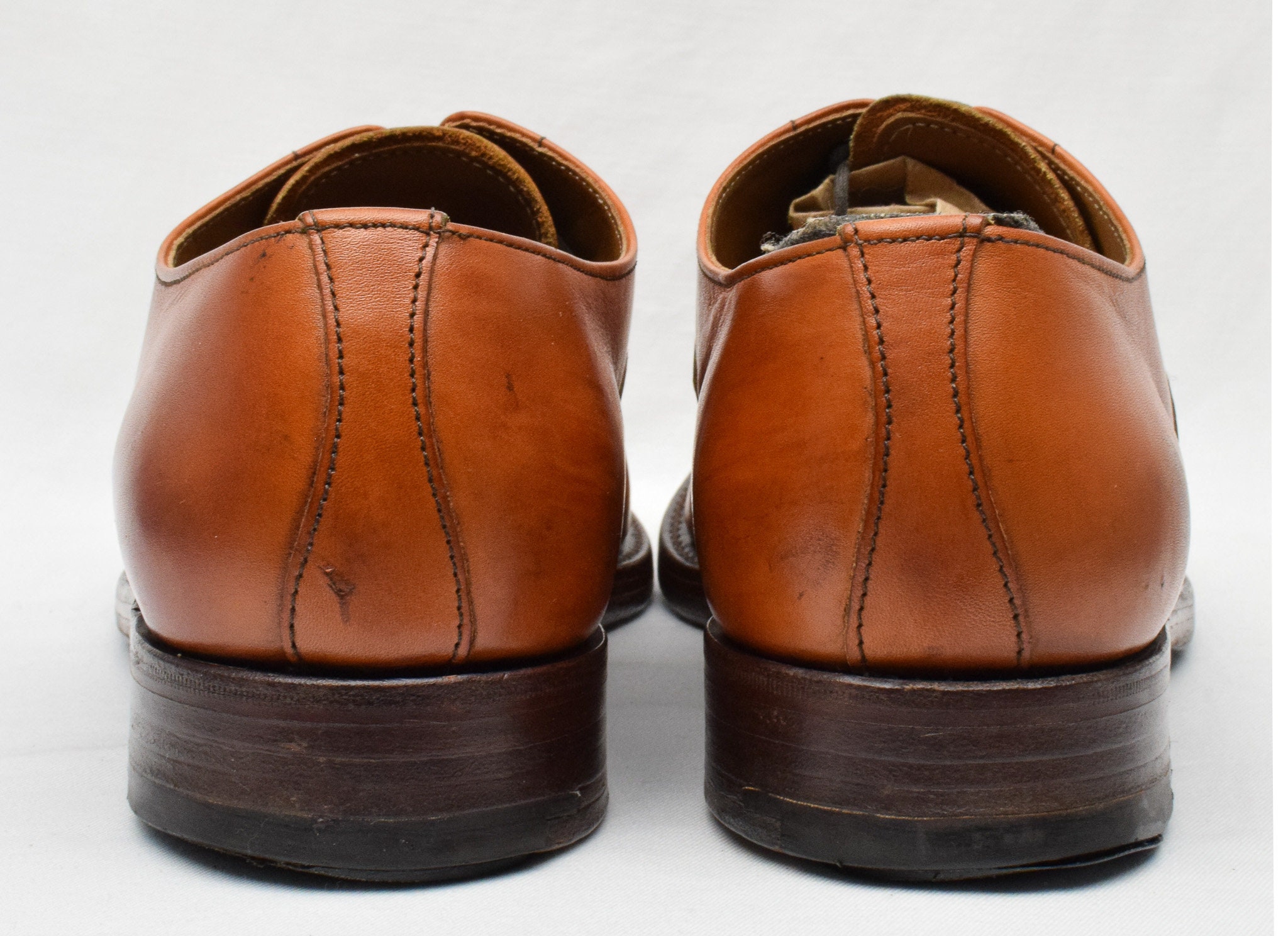 Alfred sargent ブラウンMADE IN ENGLAND Men's Alfred Sargent Brown Leather Brogue Shoes Size UK 7 EU