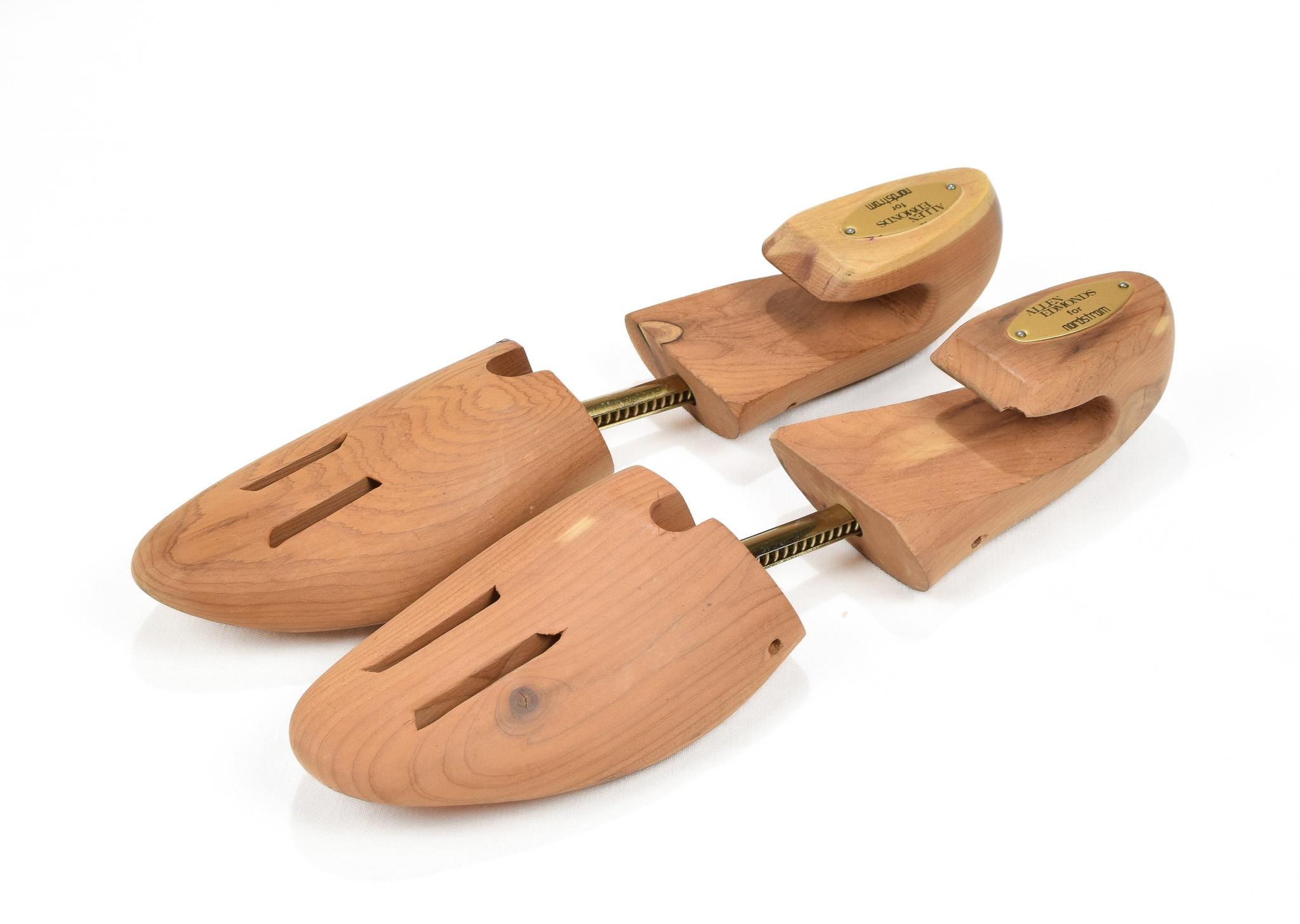 Vintage ALLEN EDMONDS For Nordstrom Adjustable Wooden Shoes Trees - S