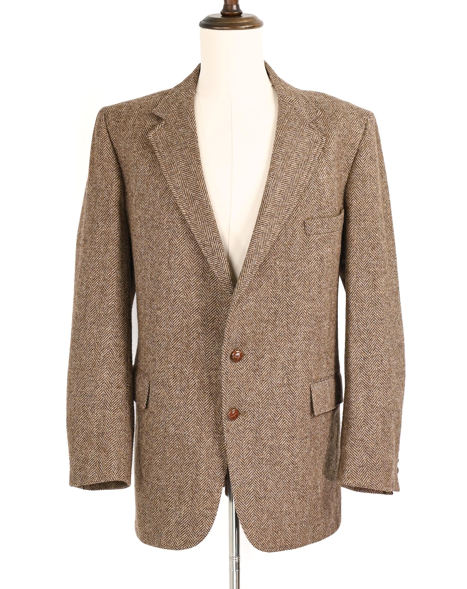 80s Herringbone Coat - Etsy