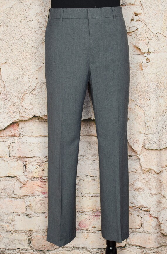【美品】80s Levi’s ACTION Slacks Gray Talon Vintage 70's 80's Levi's Action Slacks Brown Men's Sta Prest