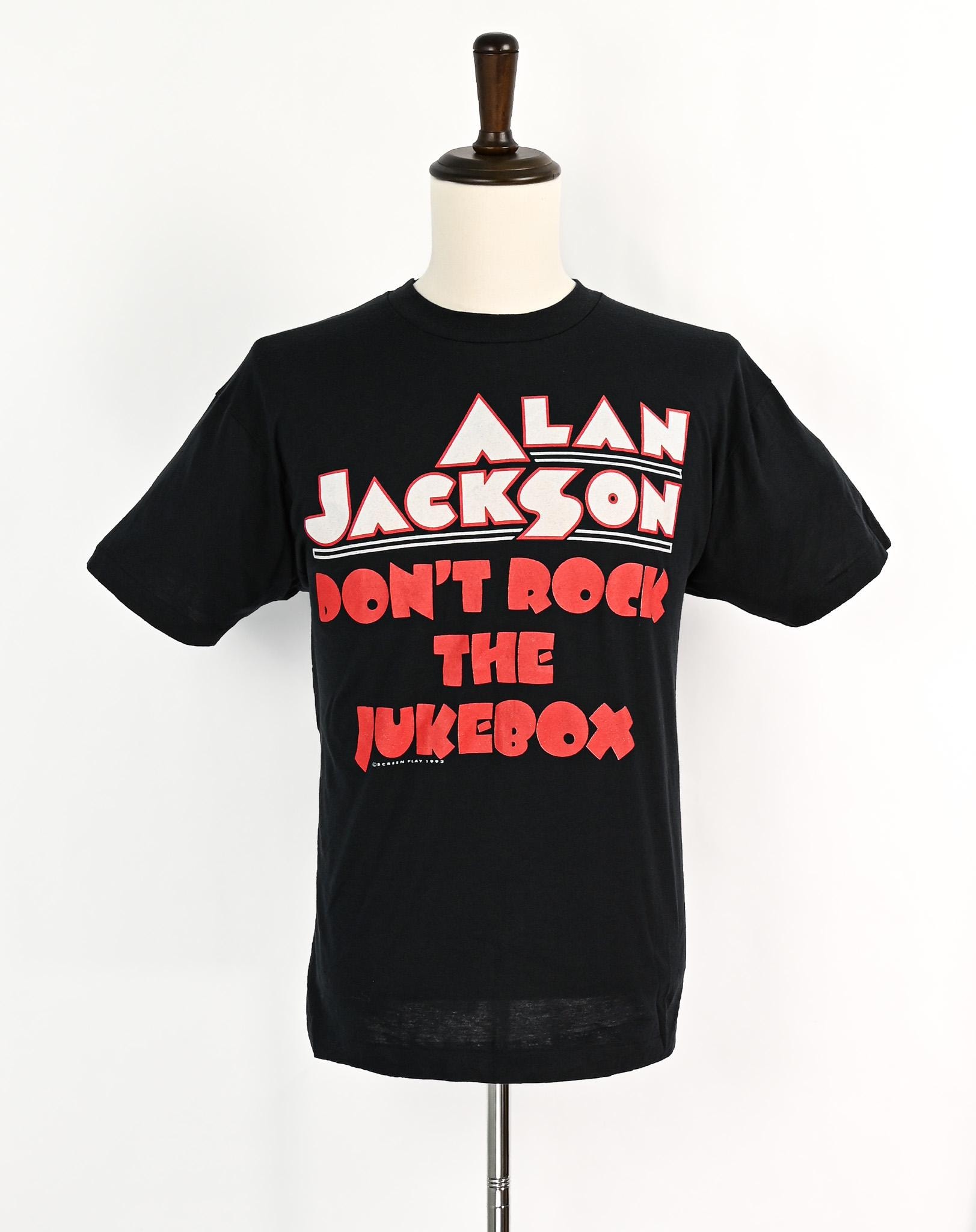 RARE Vintage 1992 Alan Jackson Don't Rock the Jukebox Black Short