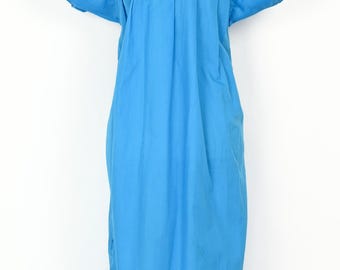 ヴィンテージブルー ARTESANIAS MICKEY 手刺繍 オアハカ メキシカン