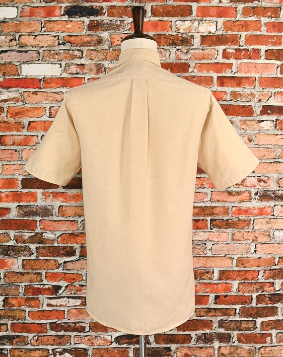 van heusen short sleeve dress shirt wrinkle free Folsen Short Sleeve Stain Shield Shirt Leaf Print