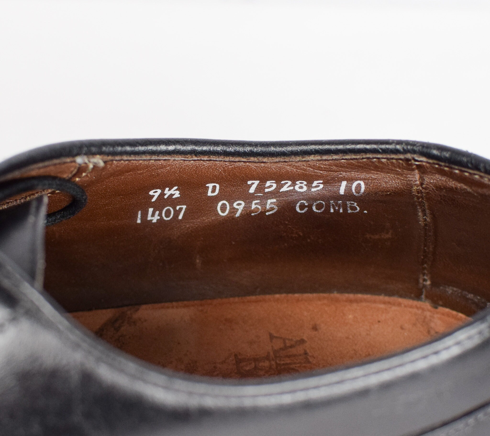 Vintage Herren Allen Edmonds Margate Schwarz Leder Cap Toe Oxford Kleid Schuhe 9 1 2 D Etsy