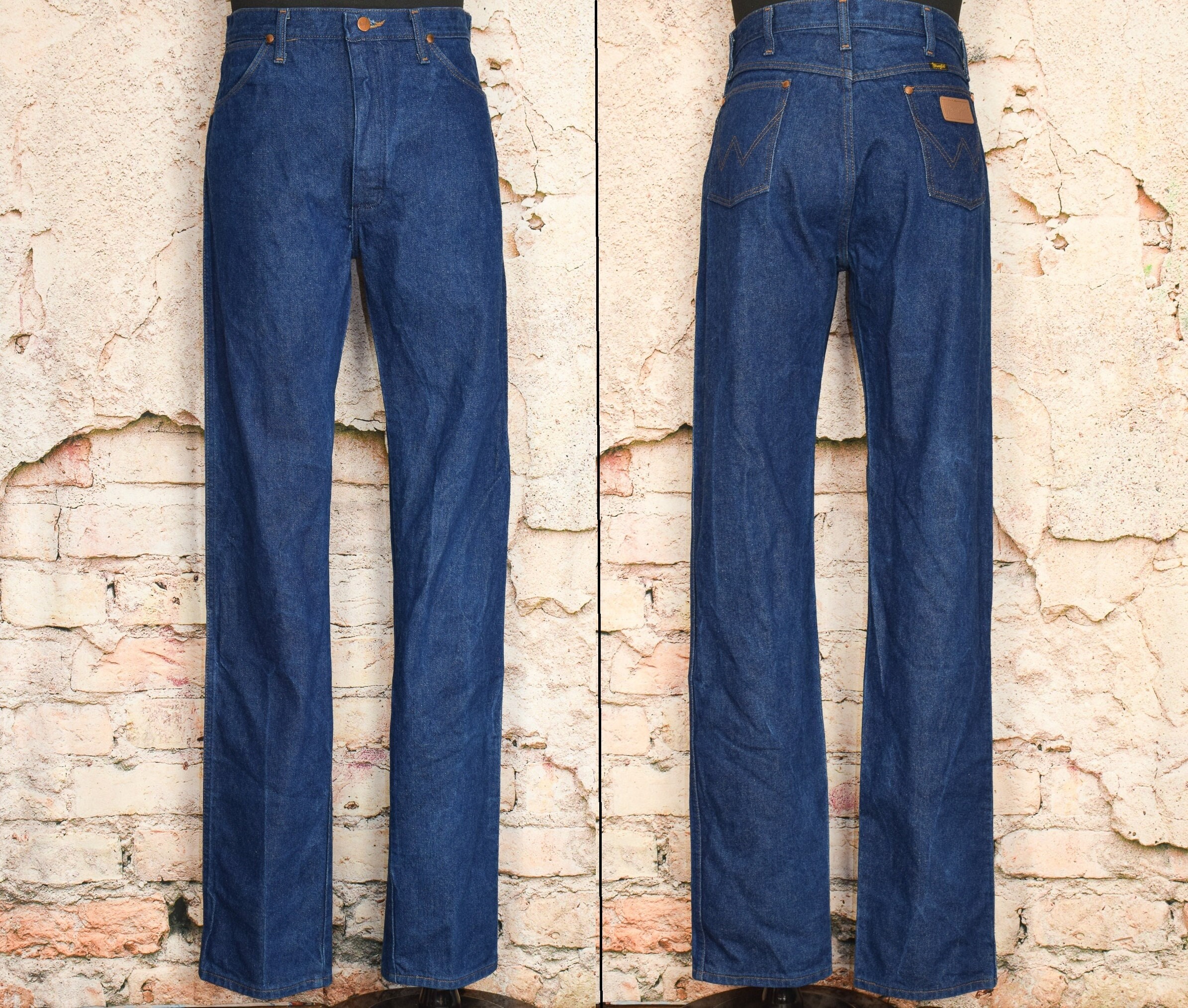 輝い Vintage 13MWZ Jeans Western Denim WRANGLER Blue 70s Men's パンツ