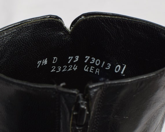 Vintage Men's 70s The Florsheim Shoe Black Leathe… - image 10