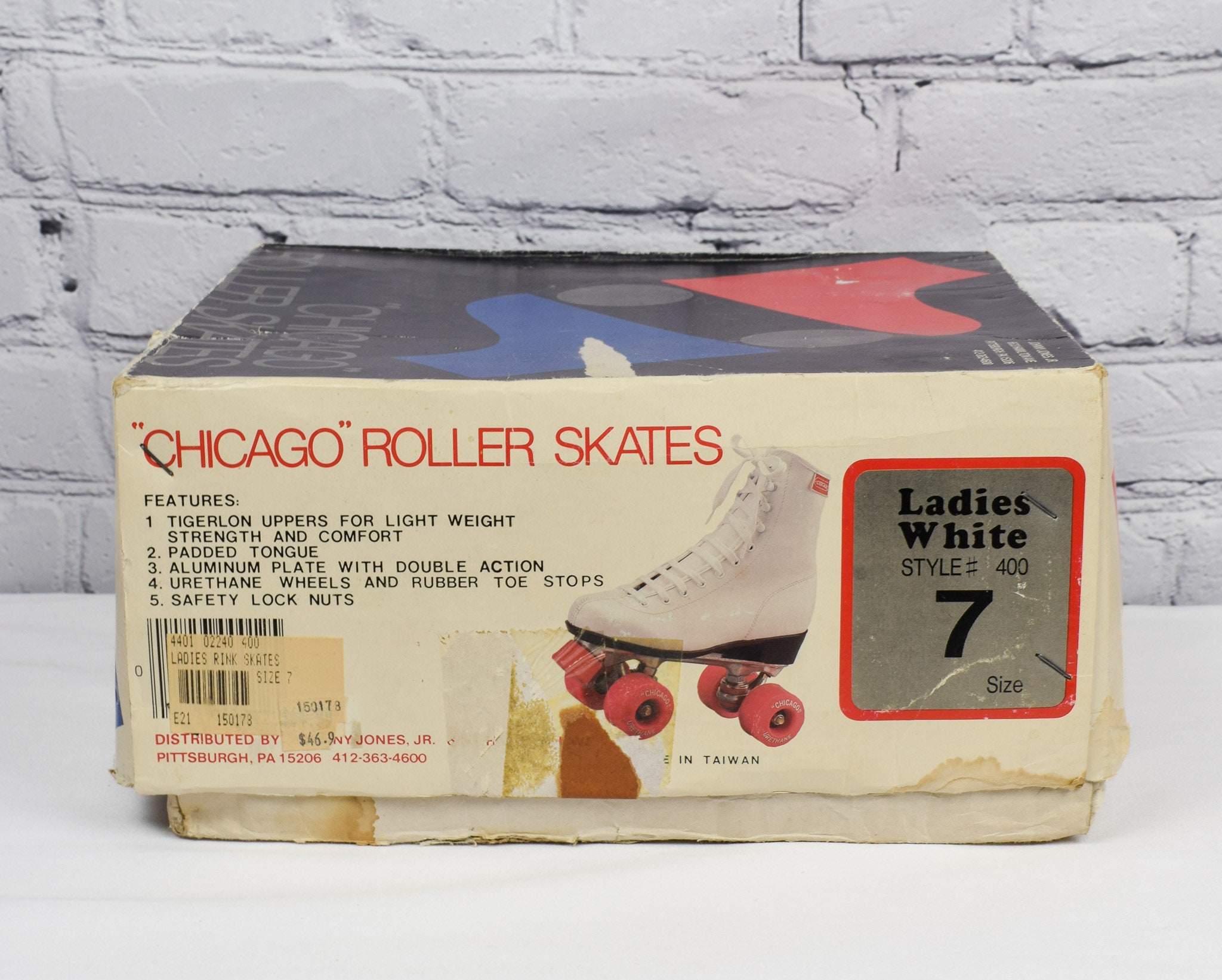Patins à Roulettes Vintage Hyde Chicago FO-MAC – Taille 5.5 Femme, Marron Ou Noir
