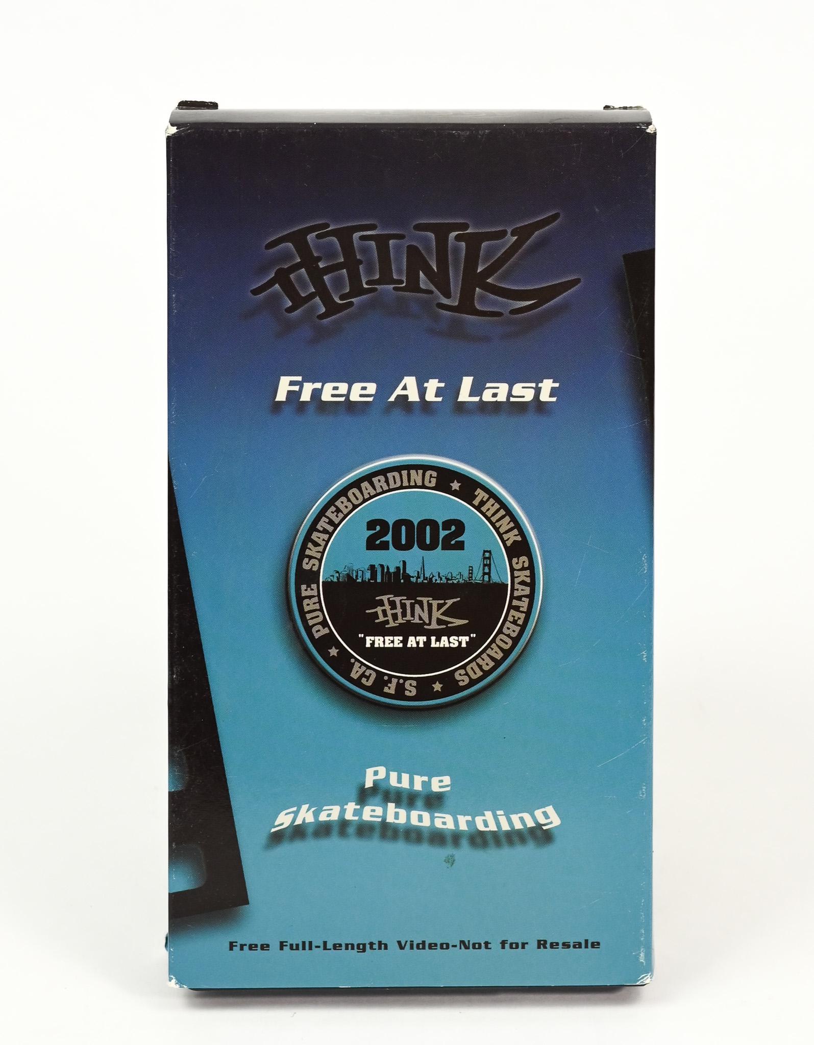 2002 Think Skateboards - Free at Last - Skate VHS - Etsy