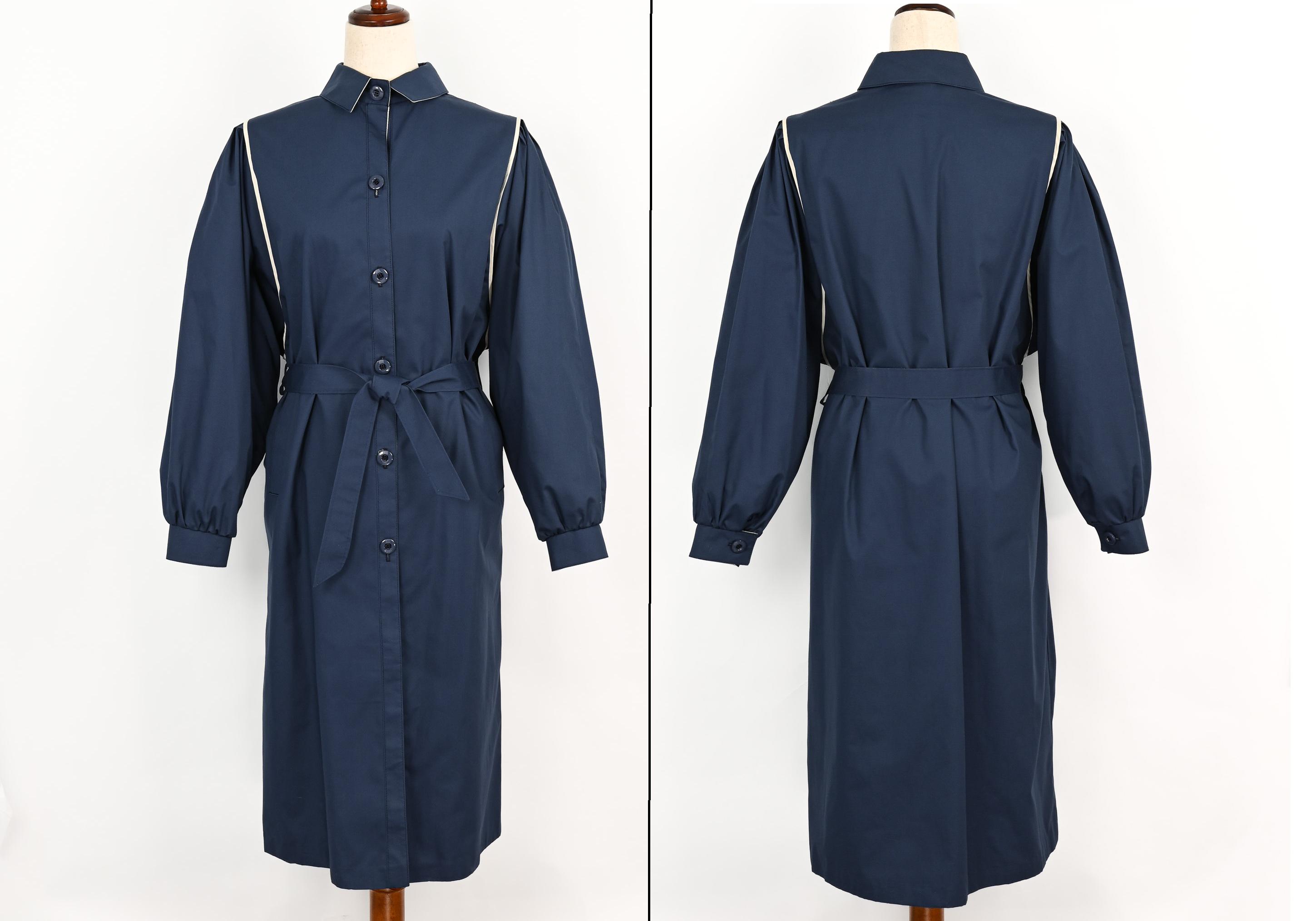 Manteau Trench Vintage Imperméable Femme Années 70 - Taille M - Diolen - Beige