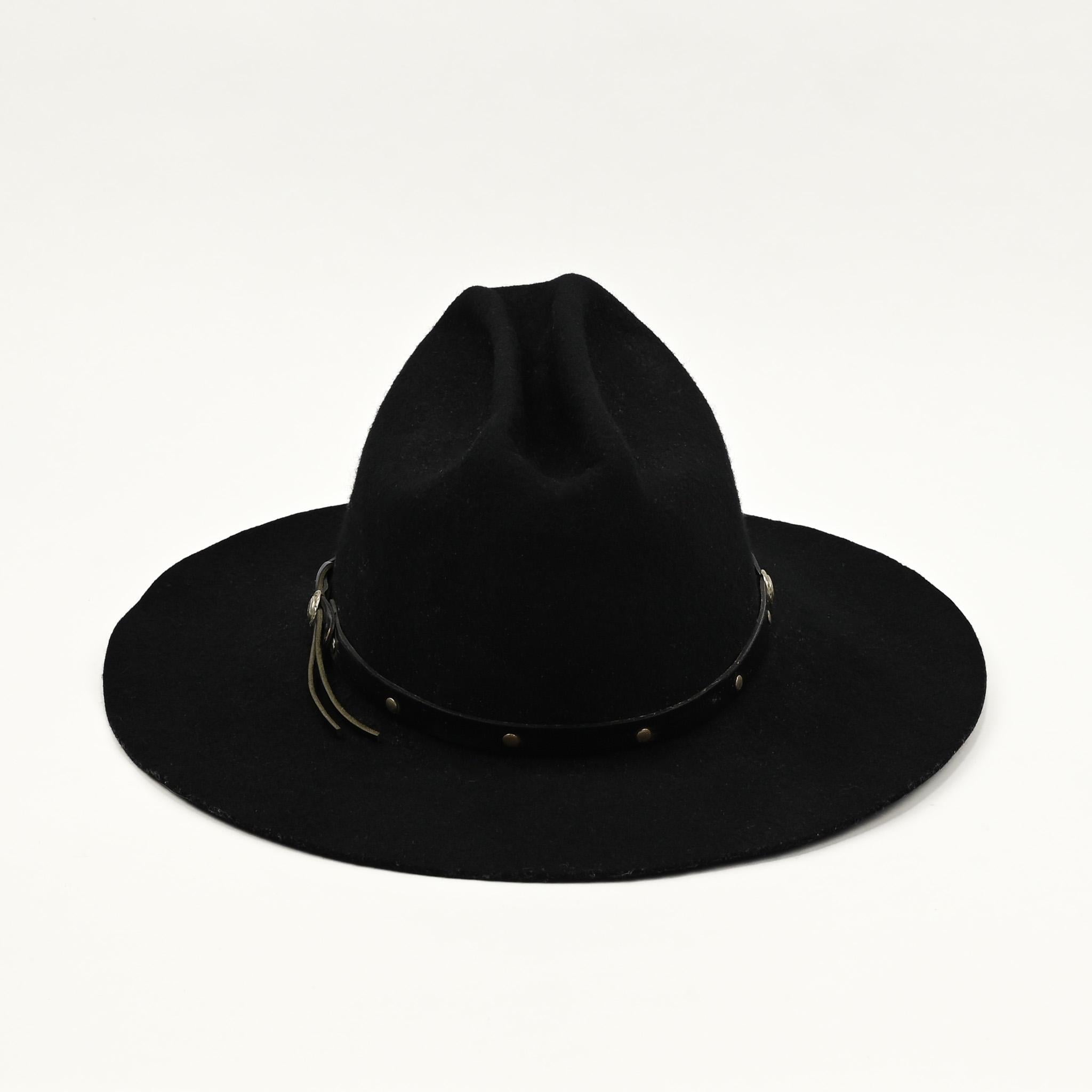 Vintage Eddy Bros California vintage wool hat black 7 3/8 Vintage Eddy Bros. Black Felt Western Hat – Medium Size USA  main image 3