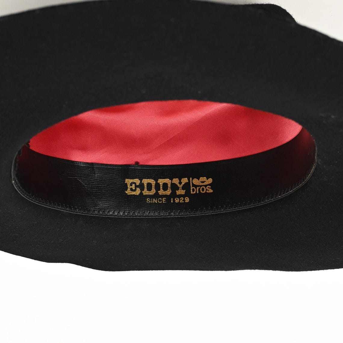 Vintage Black Wool EDDY BROS 
