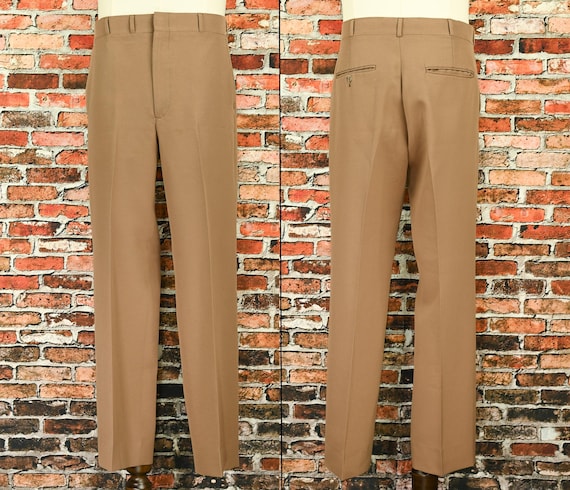 brown straight leg dress pants Long James Straight-Leg Work Pant - Brown