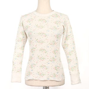 Vintage Floral Thermal Tops - Etsy