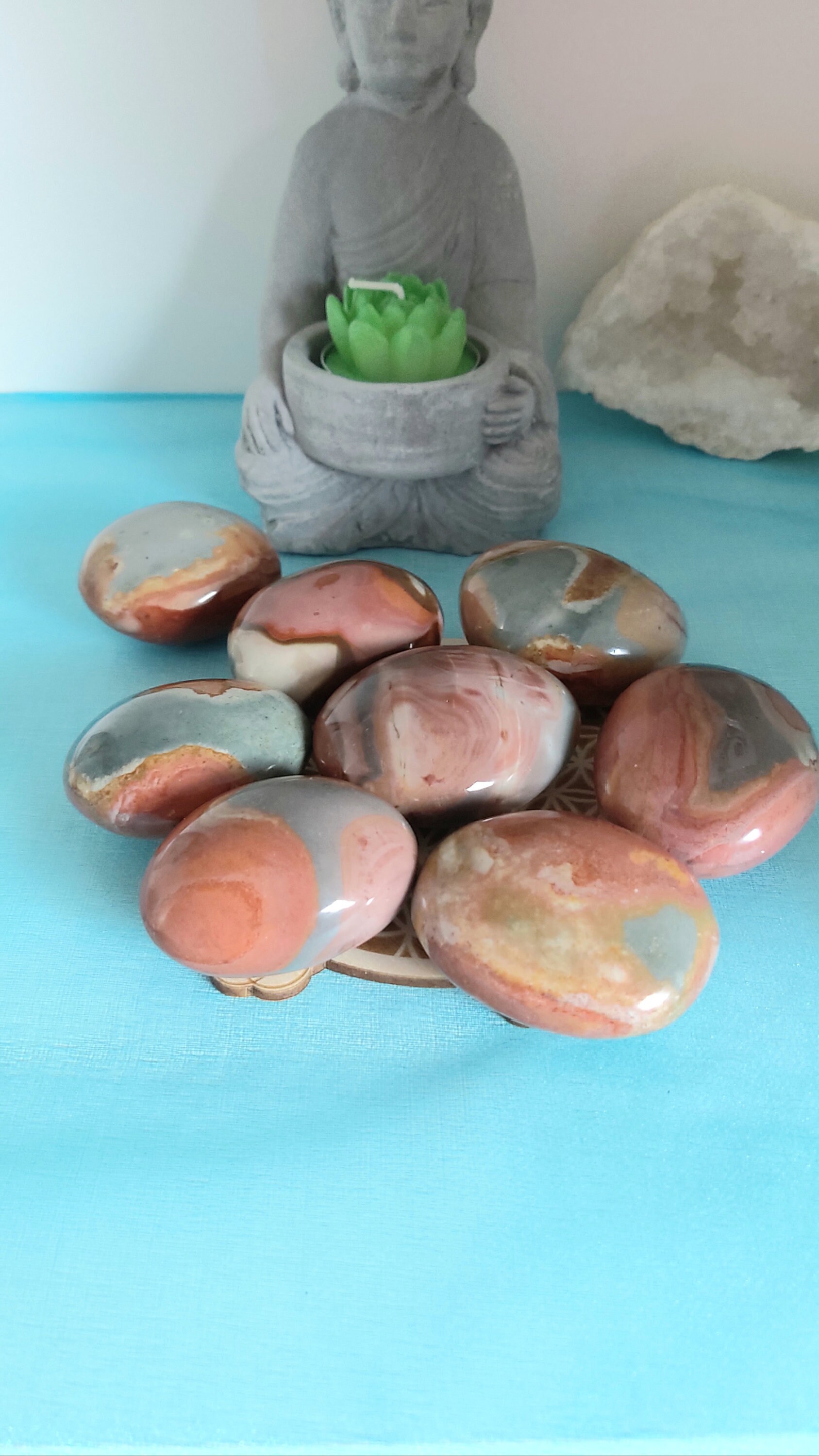 Jaspe Polychrome - Galets - Qualité Aaa