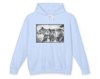 Grizzly 399 Hoodie | Lightweight Hoodie | Grand Teton National Park | Bear Lover Gift | Wildlife Apparel | Outdoor Enthusiast | 399 Gift