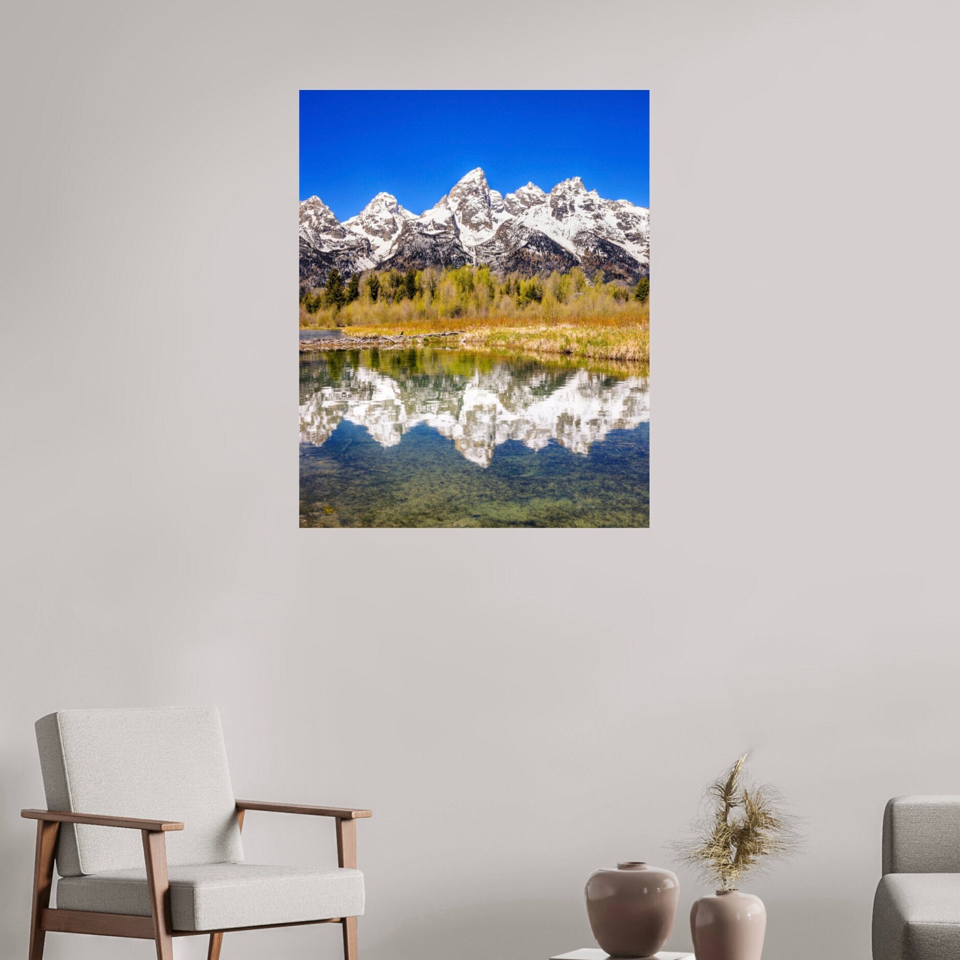 Mountain Print | Grand Tetons Photo | Grand Teton Canvas | National ...