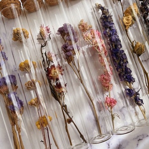Dried Flower Tubes Altar Spell Decoration image 2