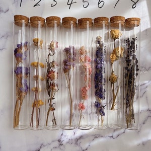 Dried Flower Tubes Altar Spell Decoration image 3