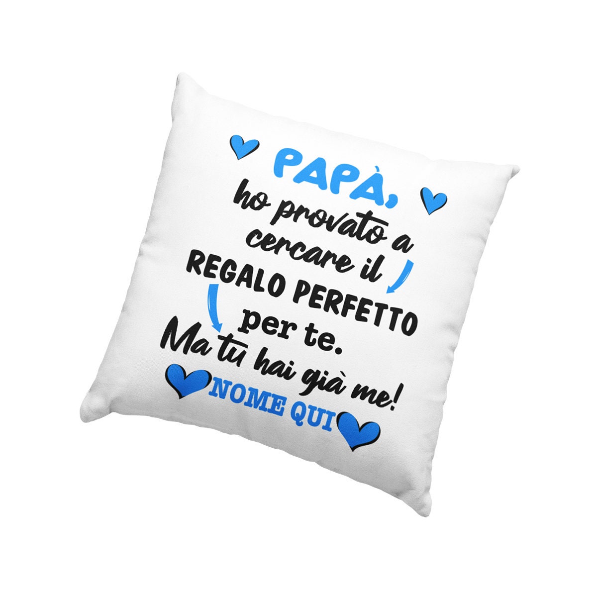 Regalo Emozionale Per Papà – Decorazione A Forma Di Cuore Con Messaggio Da Figlia O Figlio, Regalo Di Compleanno Per Uomo Papà