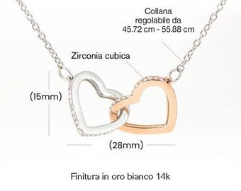 Collana Con Ciondolo Cuore In Argento 925 CDE Per Donna | Gioiello Con Pietra Portafortuna Dei 12 Mesi E Zirconi 5A, Catena 45+5 Cm