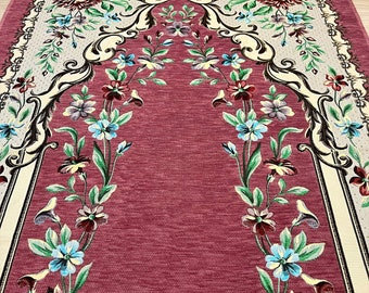 Floral Islamic Prayer Mat: Luxury Ramadan Gift Set