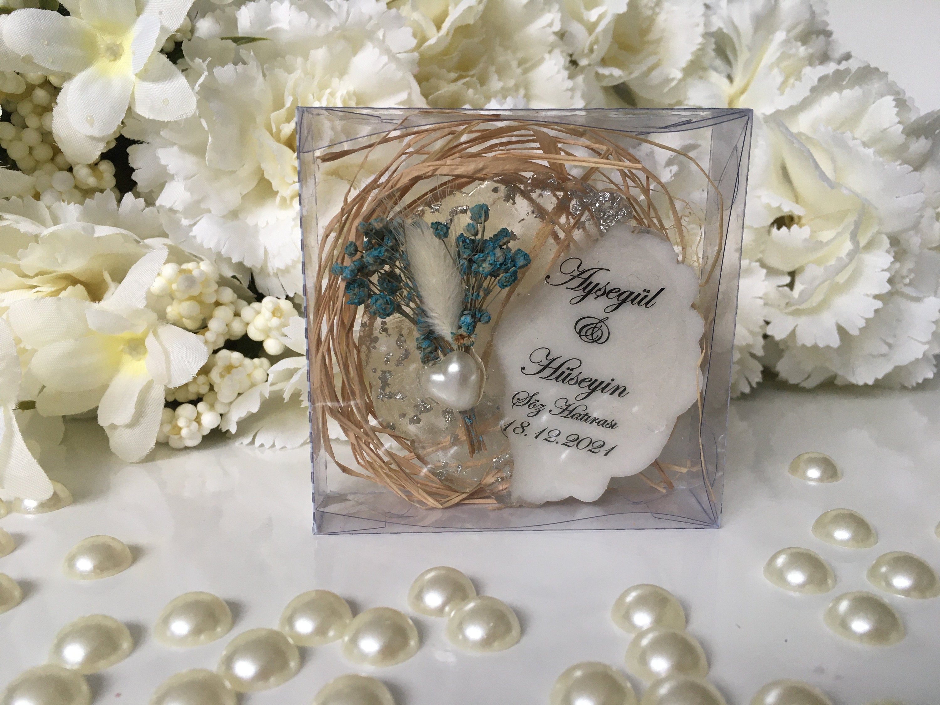 Epoxy Magnet Baptism Gift Engagement Party Favor Nikkah - Etsy