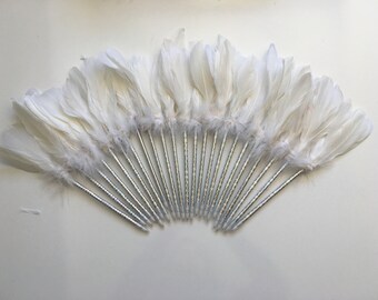 Feather Pen, Wedding Guestbook Pen, Nikkah Pen, White Pen, Wedding Pen, Kabool Hai Pen, Wedding Stationary, Bird Feather Pen