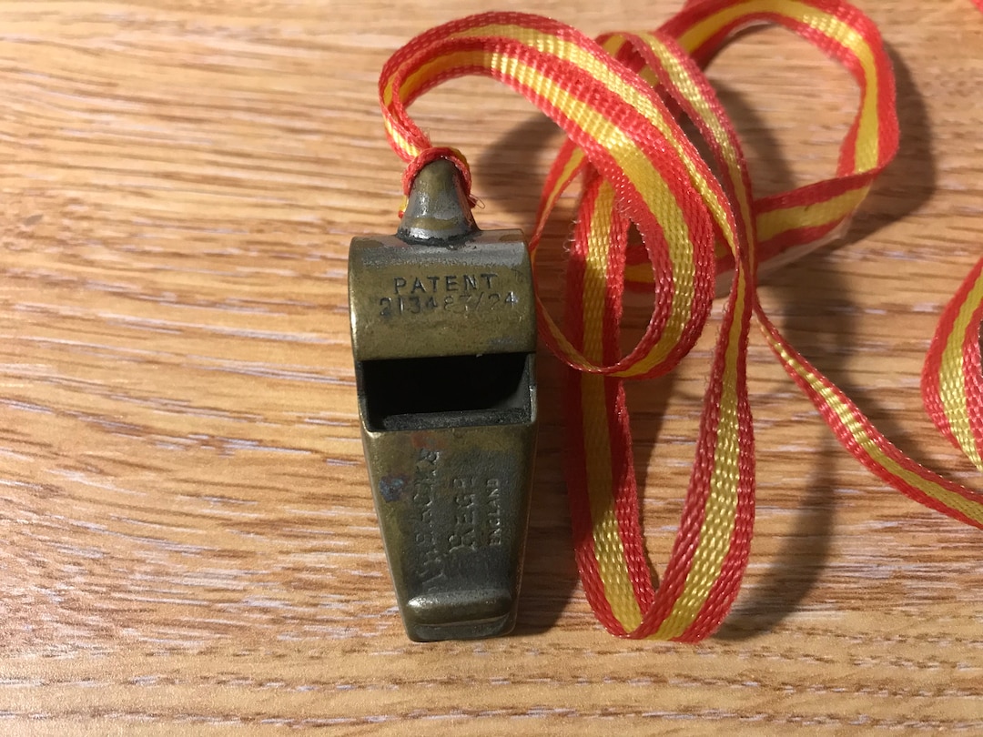 Vintage the ACME PATENT Whistle Number 213487/24 With Ribbon Etsy