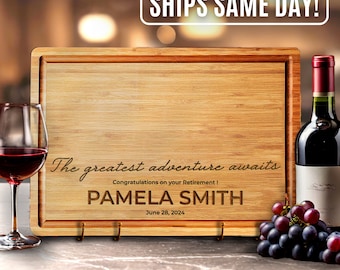 Unique Retirement Gifts Cutting Board, Custom Gifts for Coworker, Teacher Farewell Gift, Grandpa Gift, Personalized Grandmother Gift