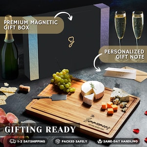 Personalized couple christmas gift for 2025, gorgeous magnetic gift box that makes for a great wedding gift as well a nice custom gift for her