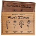 Personalized Gifts for Mom Cutting Board, Birth Flower Gifts for Mama, Custom Mom Mothers Day Gifts, Gifts for Grandma, Birth Month Flowers