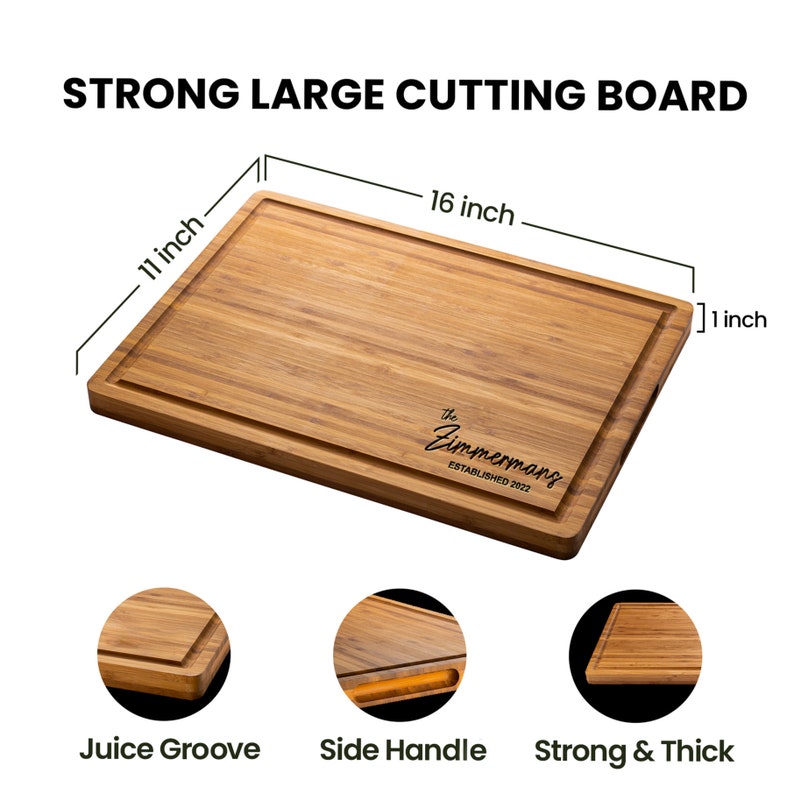 Personalized Cutting Board Wedding Gift, Bamboo Charcuterie Board, Unique Valentines Day Gift, Bridal Shower, Engraved Engagement Present,