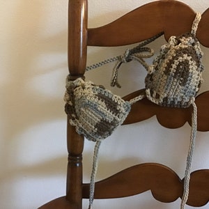 Crochet bikini top