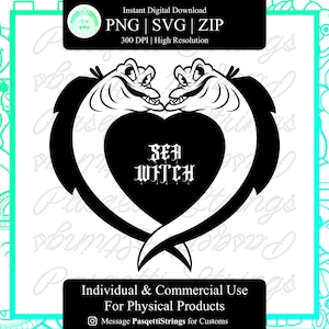 Archivo SVG de corazón de anguila de bruja marina