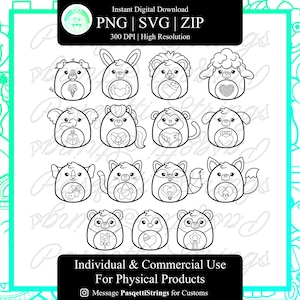 C Bear Cousin Squishies SVGs