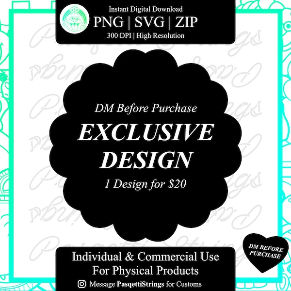 Exclusive Design - SVG File - Line Art - Custom