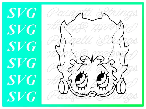 Bride of Frankenstein SVG File - Etsy