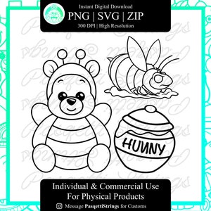 Hunny Bear SVG File