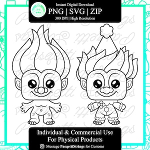 Troll & Clown FP Figur SVG-Datei