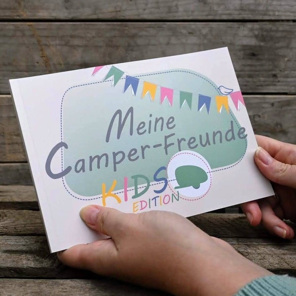 Meine Camper-Freunde - KIDS EDITION - Freundebuch für Camping-Kinder | Wohnwagen Wohnmobil Campervan & Co.