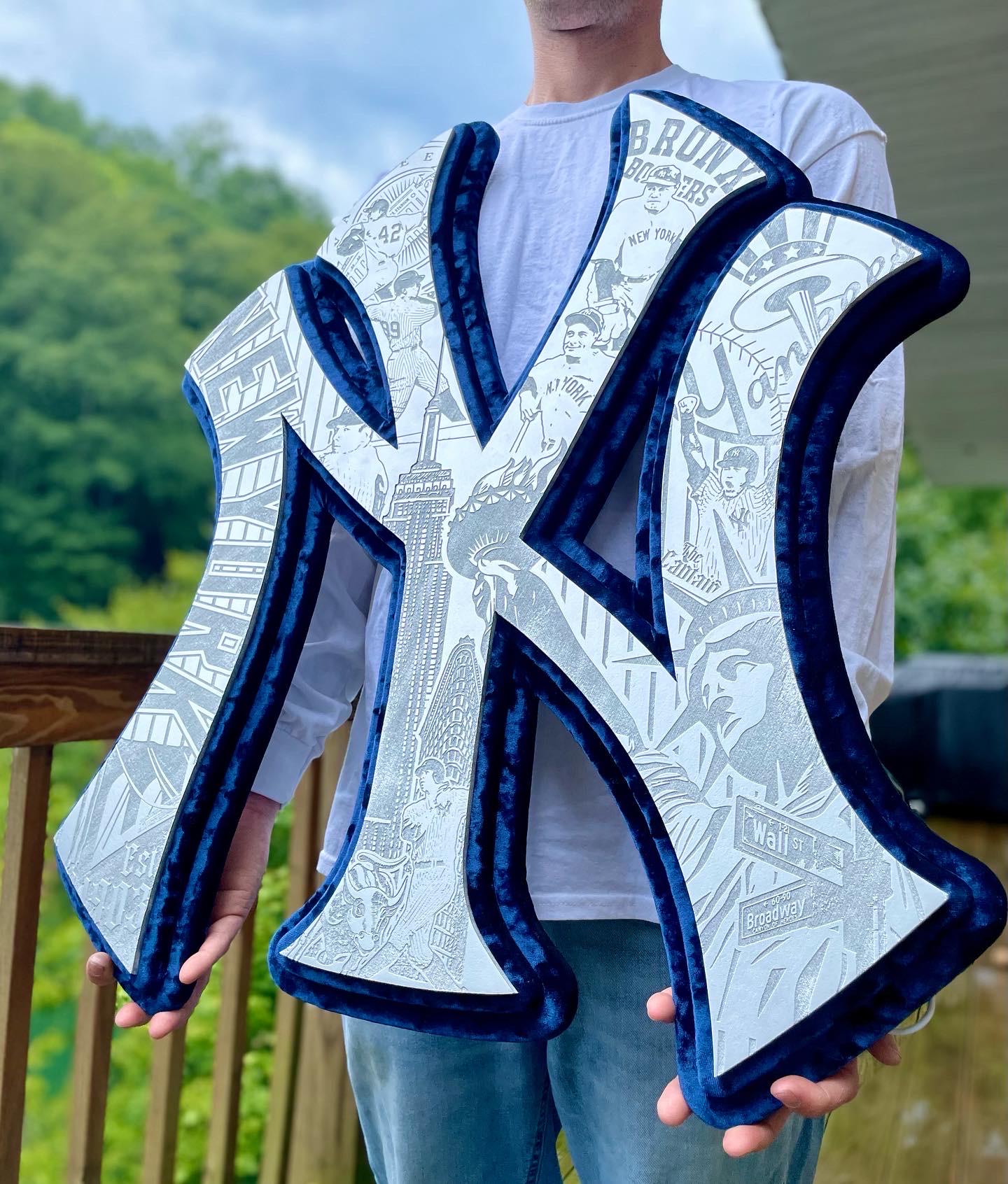 New York Yankees LED Sign - Etsy